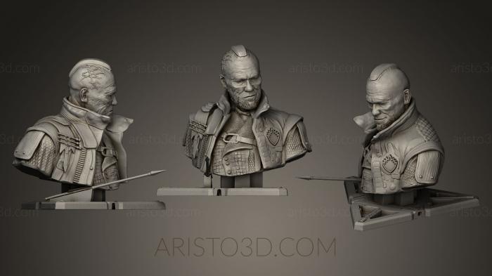 Busts and bas-reliefs of famous people (BUSTC_0664) 3D model for CNC machine